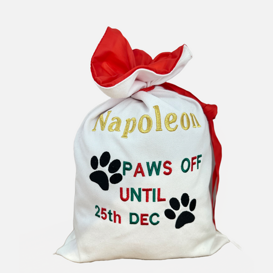 Personalised Pet Santa Sack