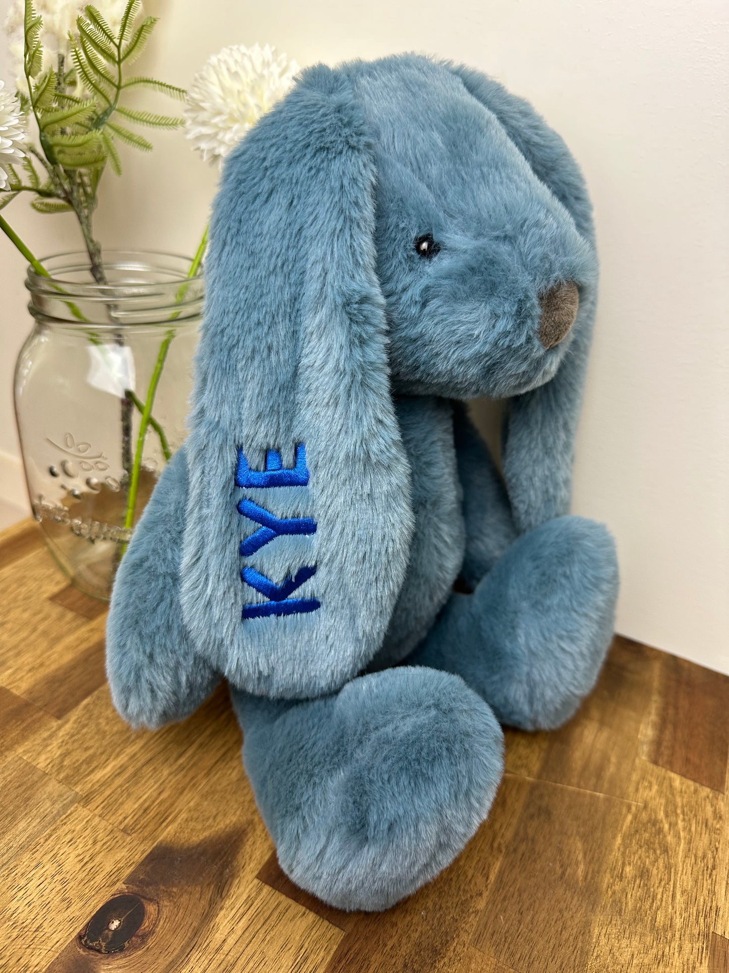 Personalised Blue Bunny Medium