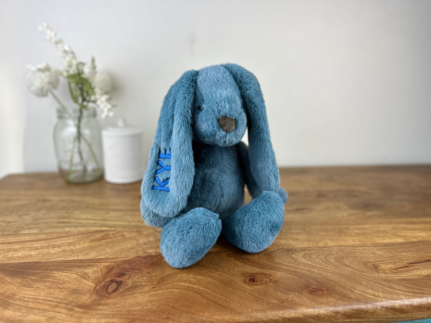 Personalised Blue Bunny Medium