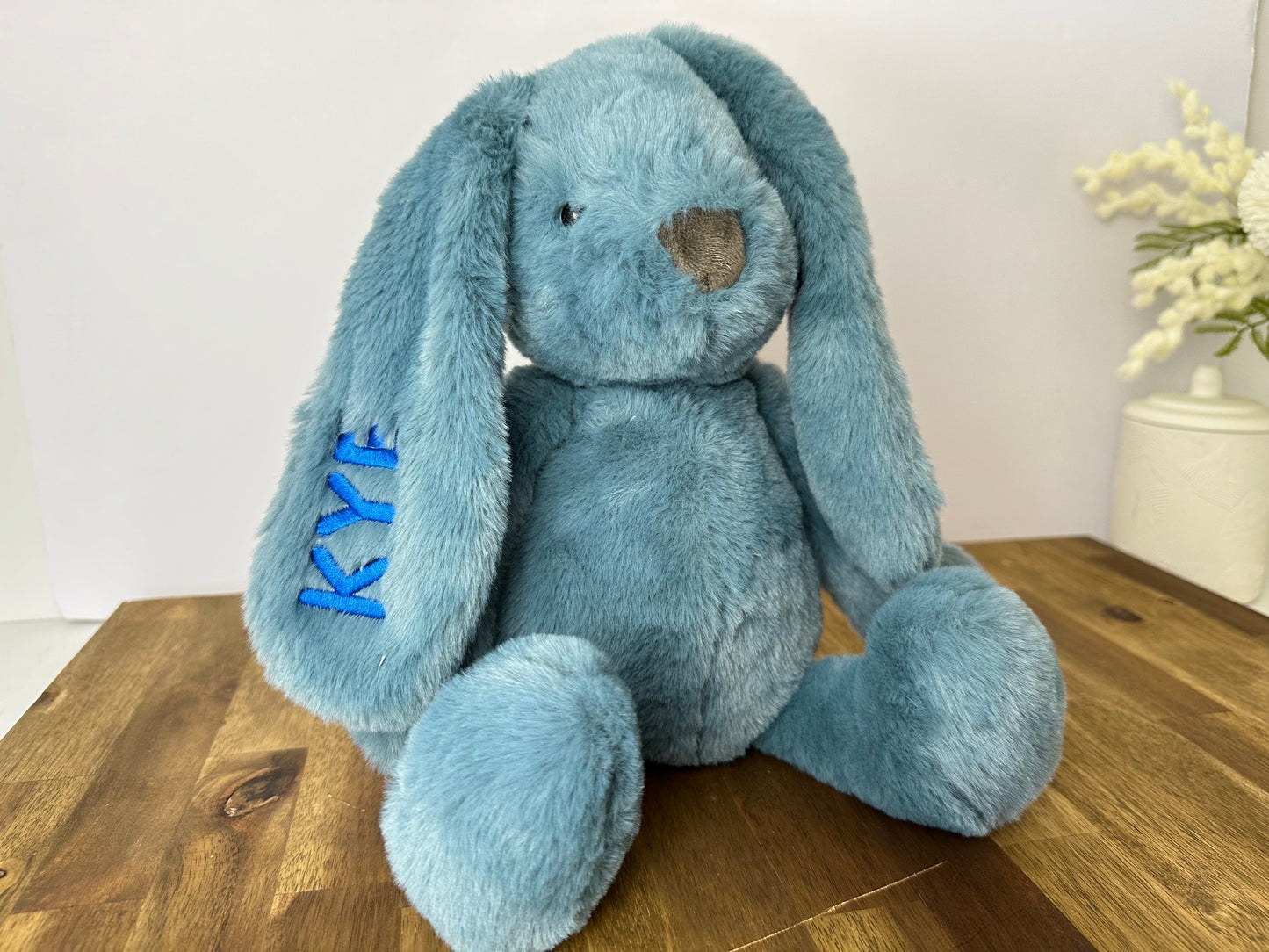 Personalised Blue Bunny Medium