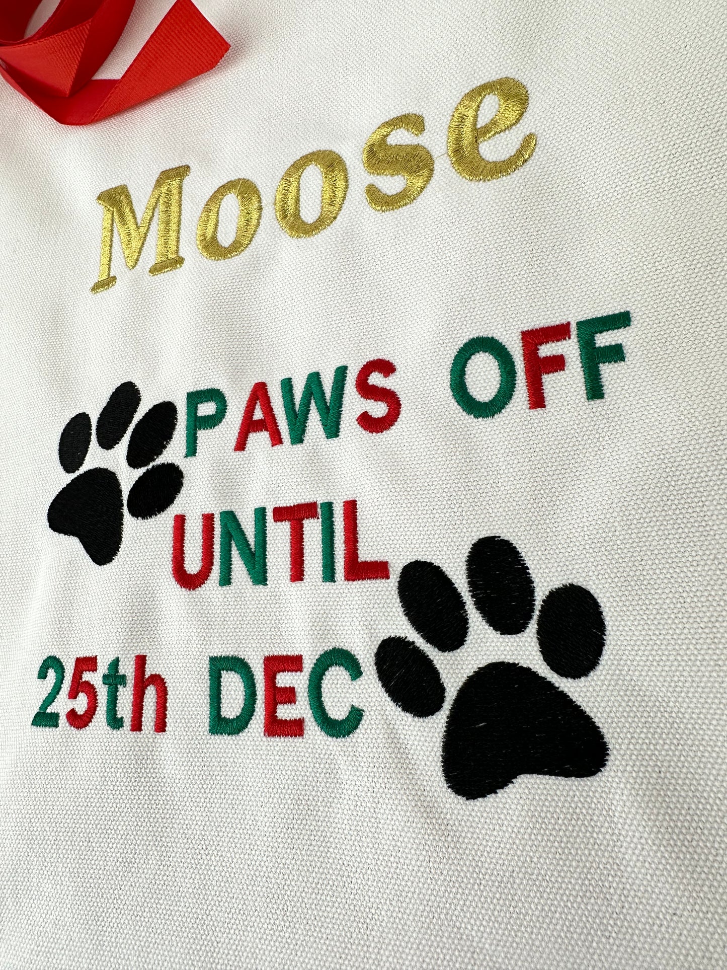 Personalised Pet Santa Sack