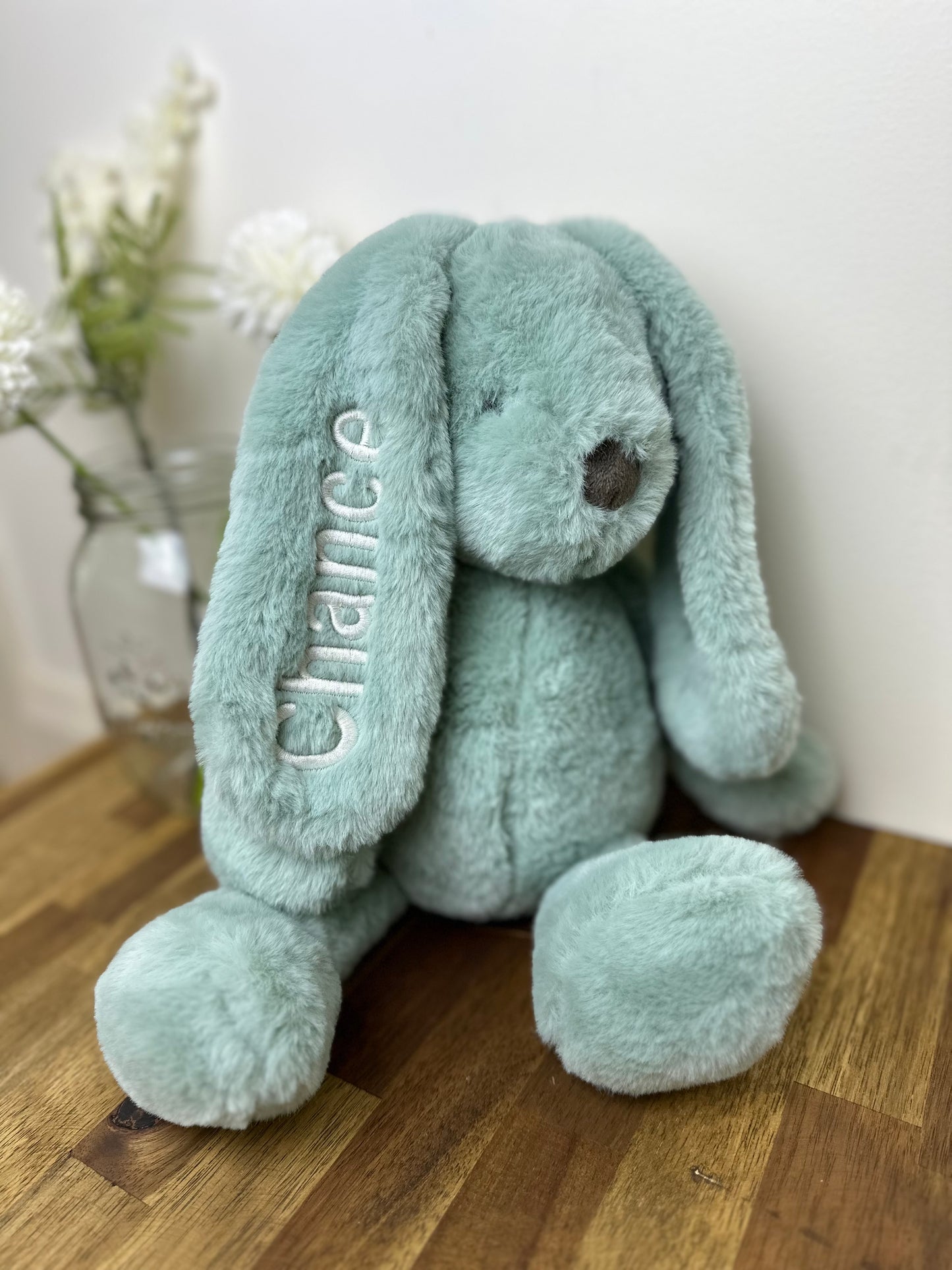 Personalised Sage Bunny Medium