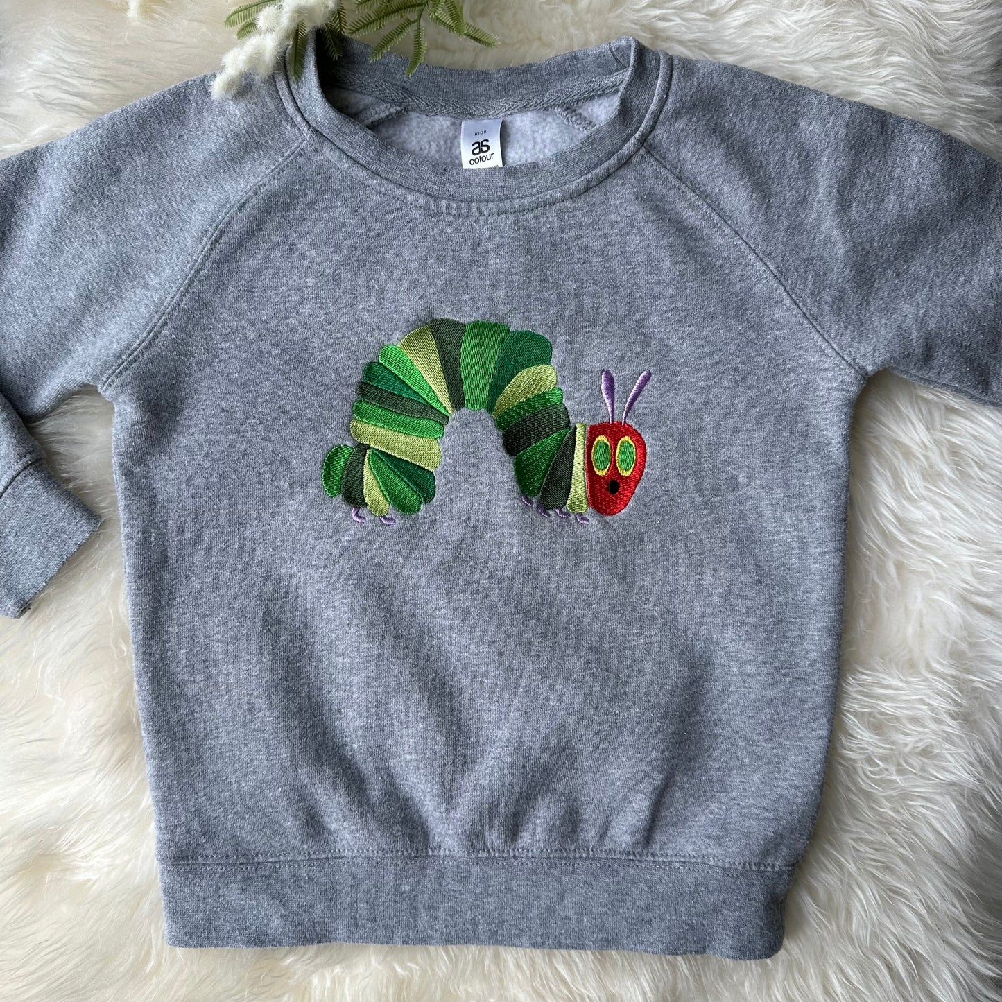 Hungry Caterpillar Kids/Toddlers Embroidered Jumper