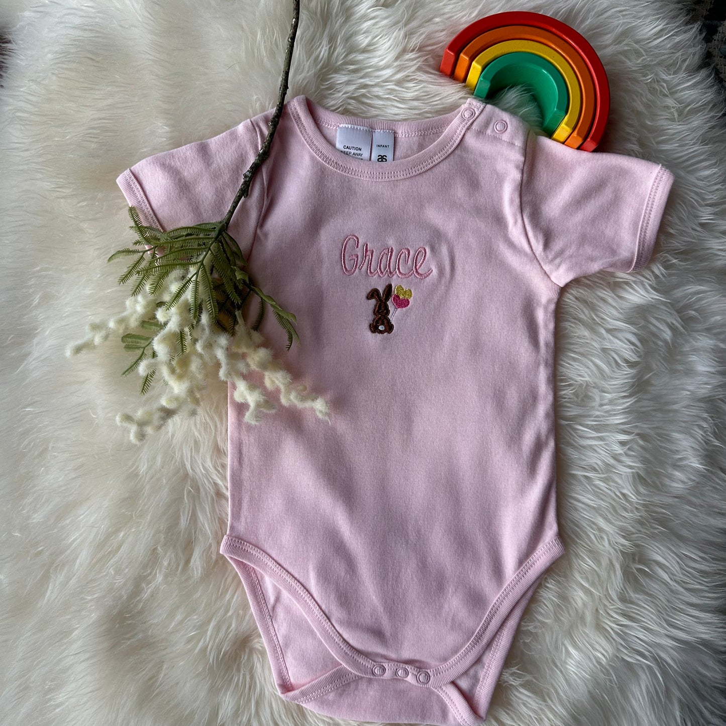 100% Organic Cotton Custom Embroidered Baby Onesies