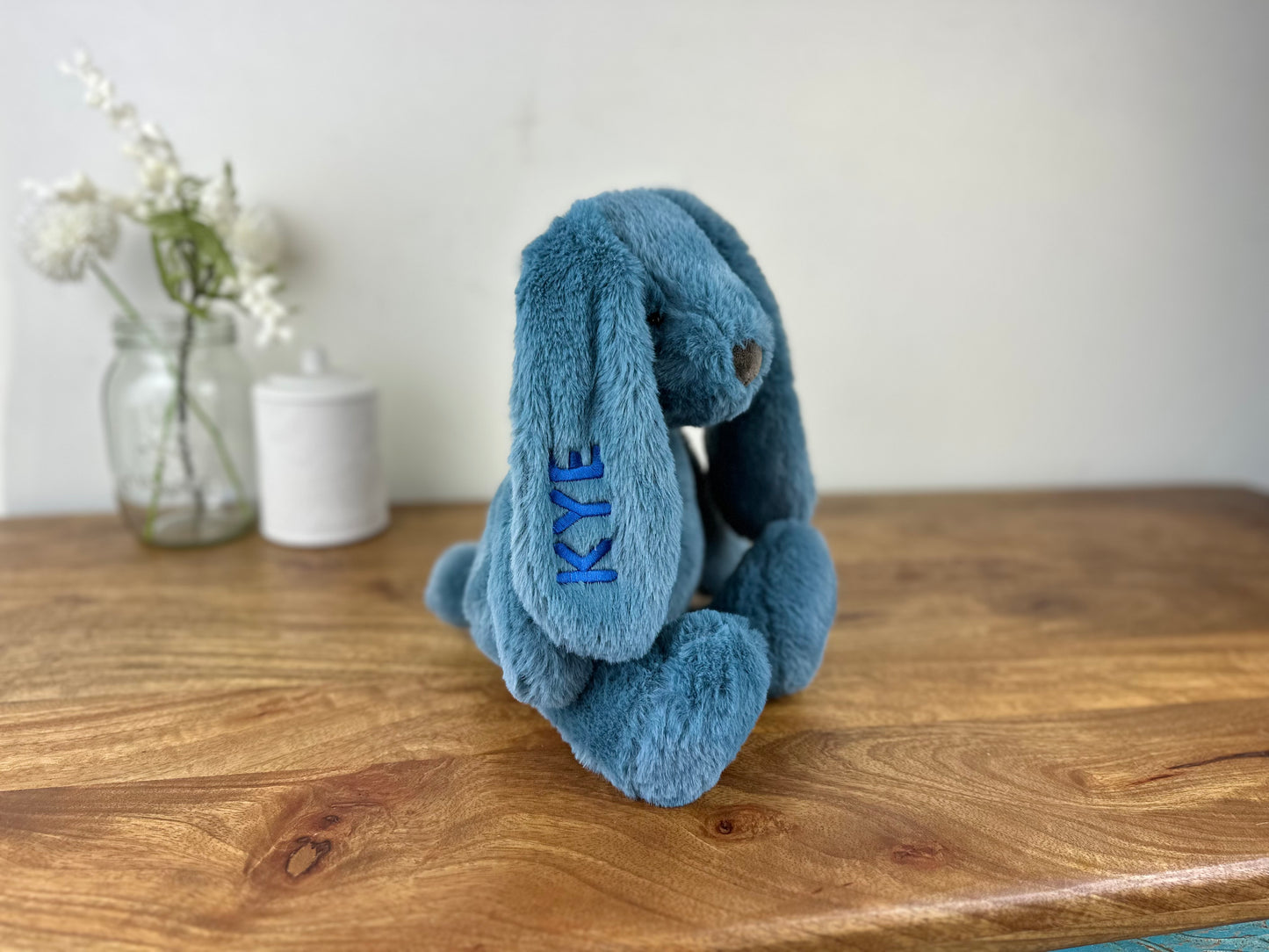 Personalised Blue Bunny Medium