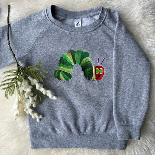 Hungry Caterpillar Kids/Toddlers Embroidered Jumper