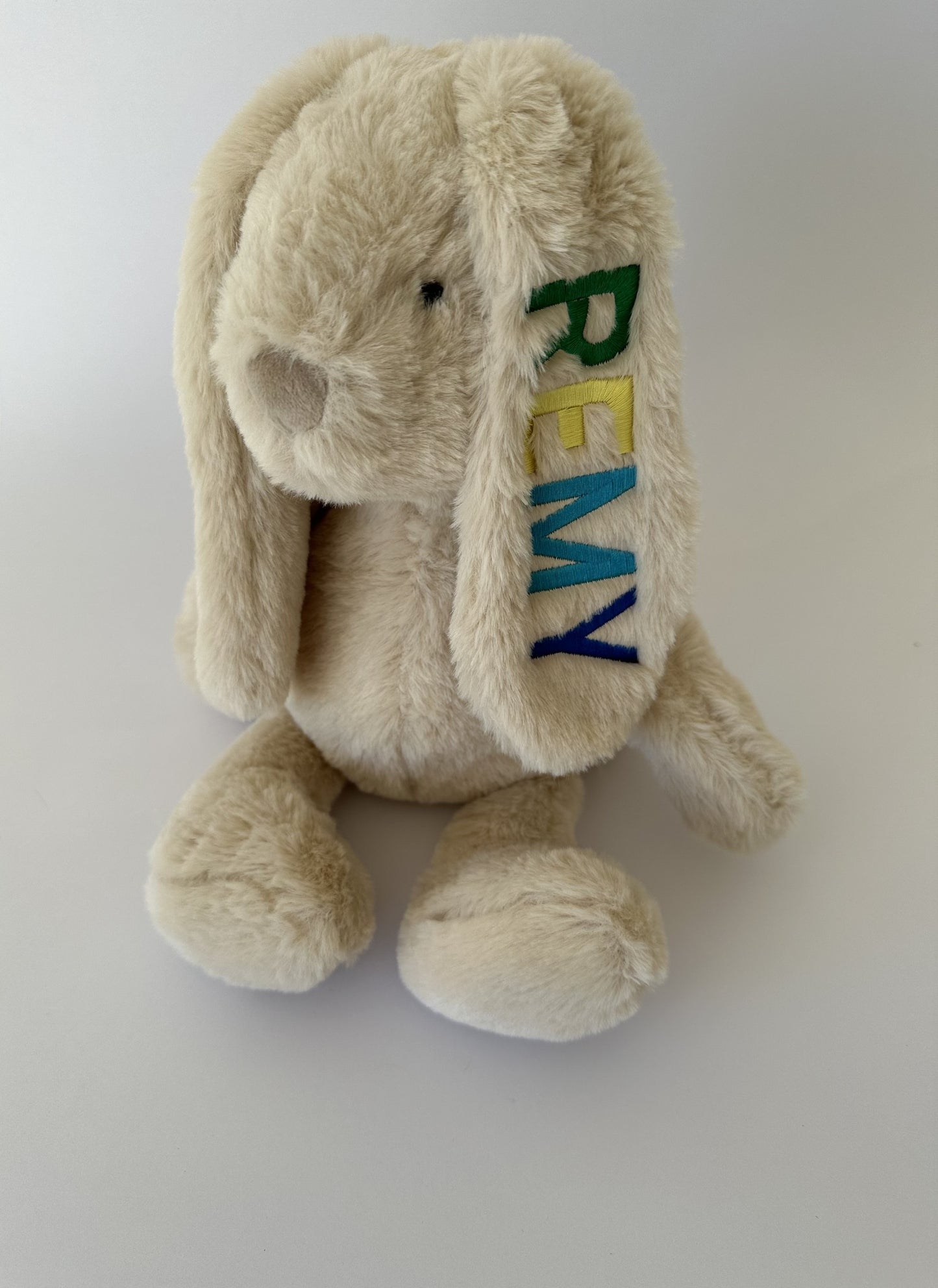 Personalised Beige Bunny Medium