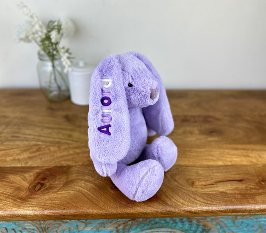 Personalised Lilac Bunny Medium