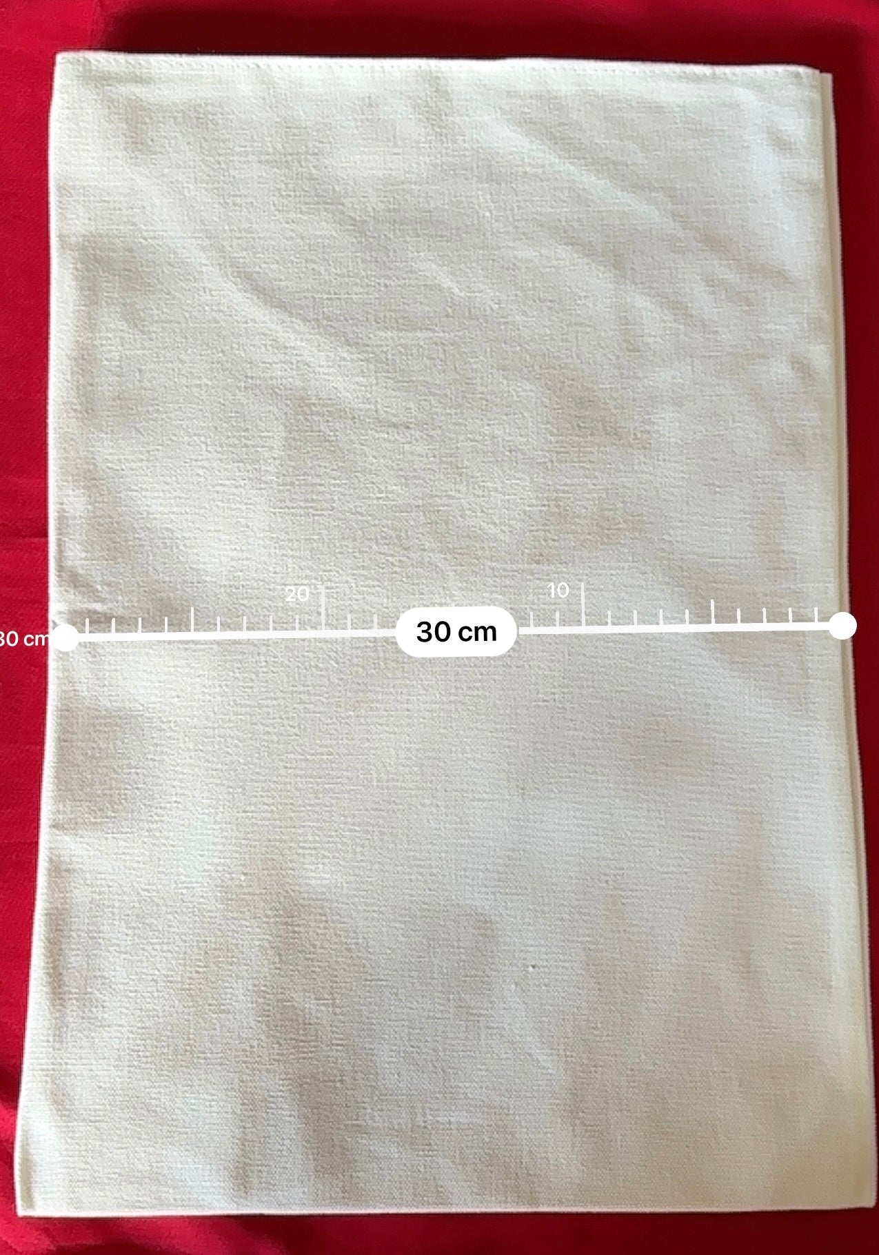 Width of sack is 30cm