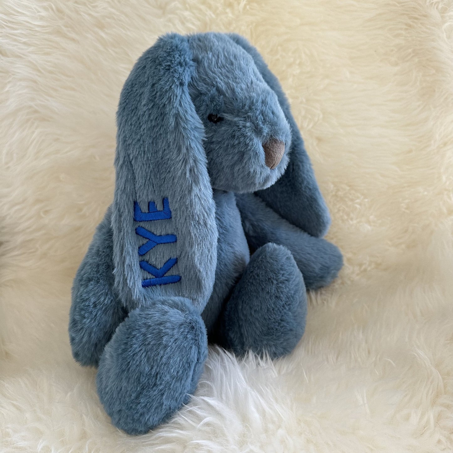 Personalised Blue Bunny Medium